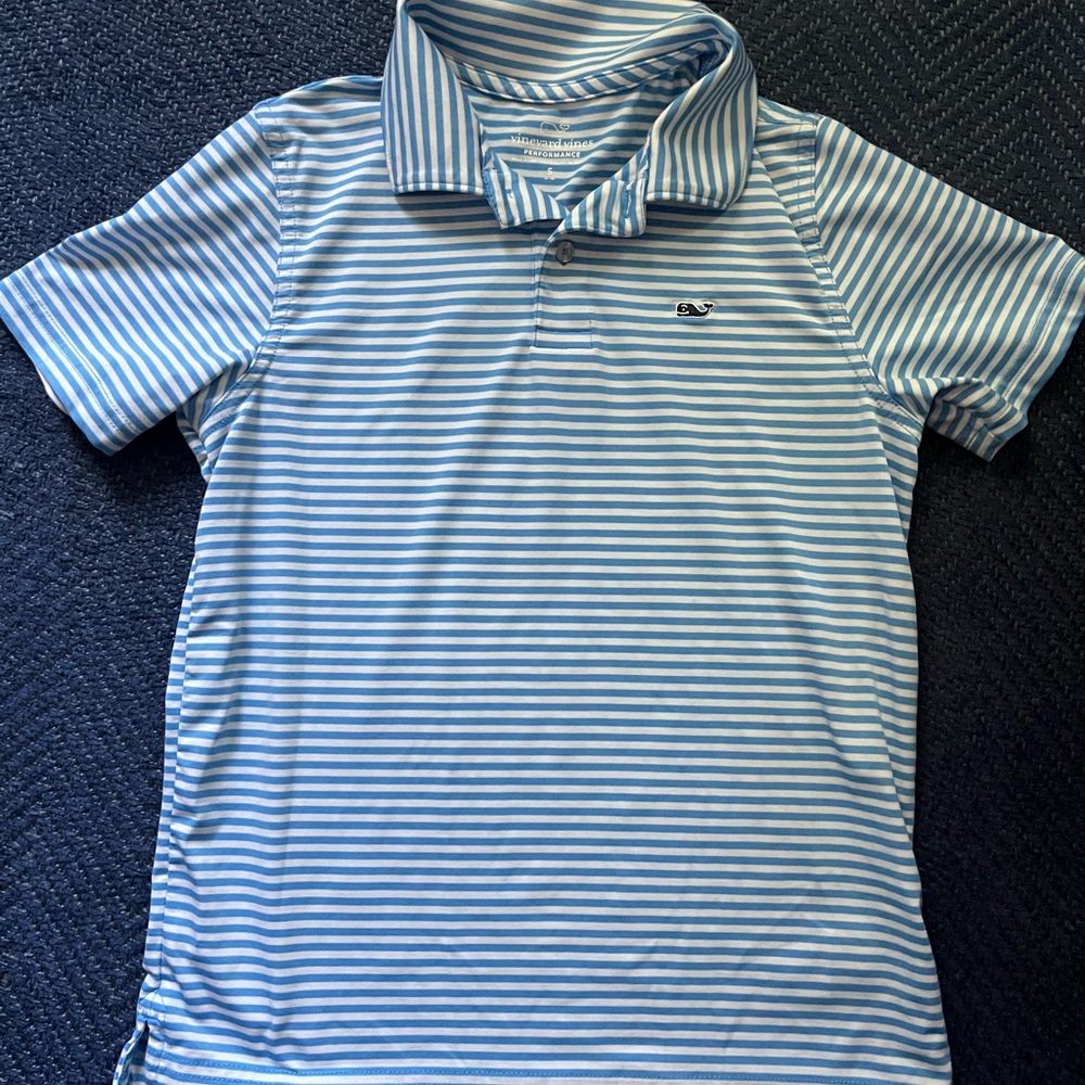 Vineyard vines boys small performance polo
